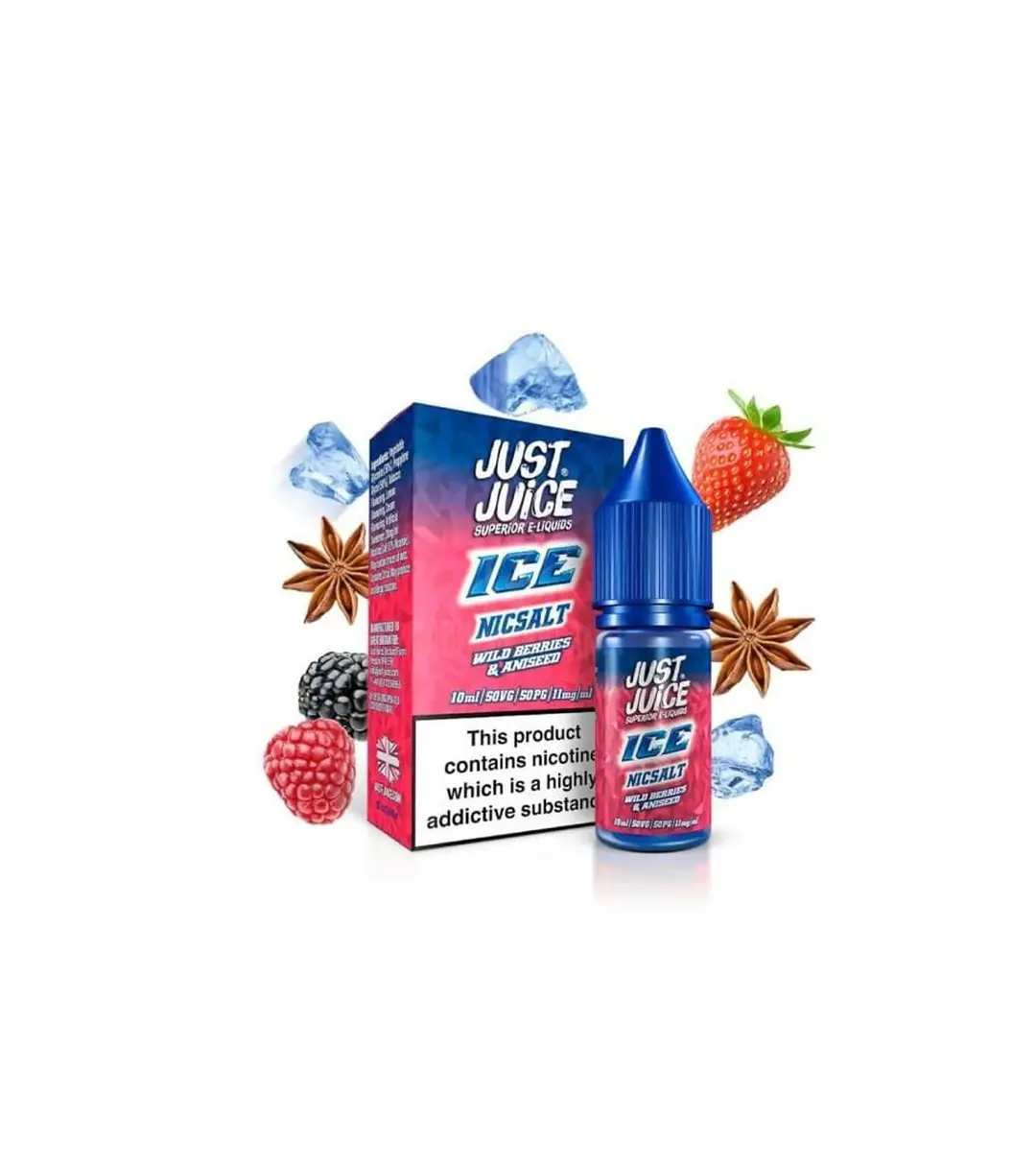 Líquido Just Juice Ice NicSalt - Wild Berries &amp; Aniseed
