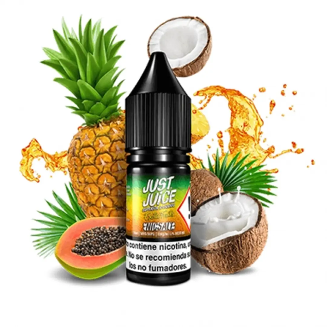 Líquido Just Juice Ice NicSalt - Pineapple Papaya &amp; Coconut