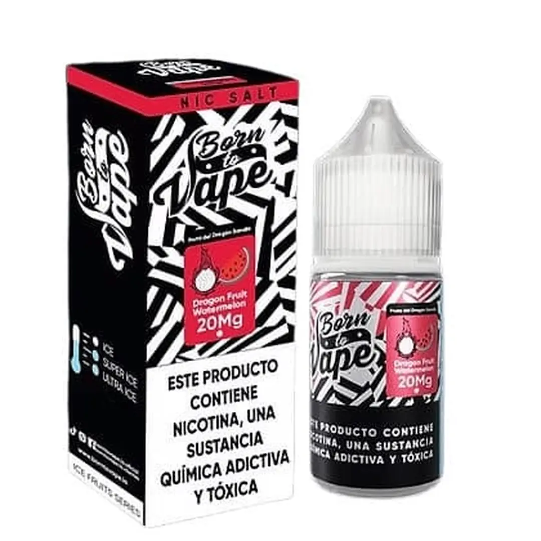 Líquido Born to Vape NicSalt - Dragon Fruit Watermelon