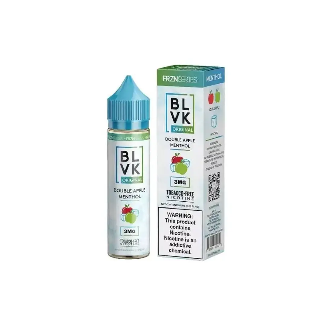 Líquido Blvk Original Freebase - Double Apple Menthol