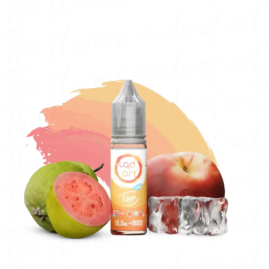 Líquido LQD Art NicSalt Fusion - Guava Nectarine Ice