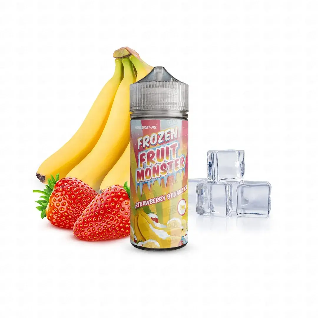 Líquido Vape Monster Freebase Frozen Fruit - Strawberry Banana Ice