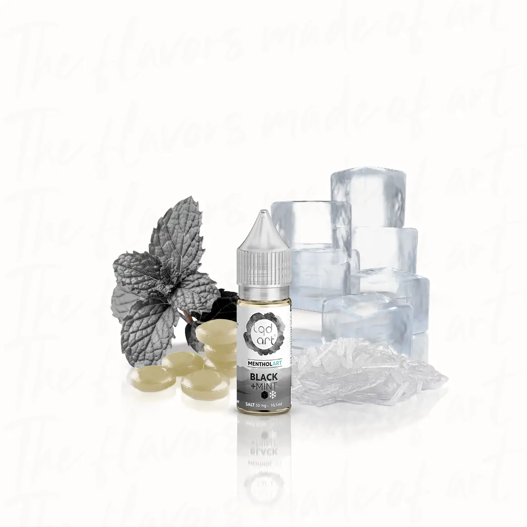 Líquido LQD Art NicSalt Menthol - Black Mint