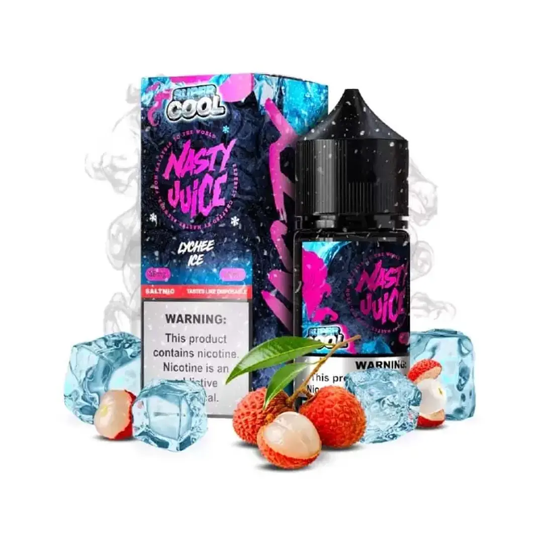 Líquido Nasty Super Cool Nicsalt - Lychee Ice