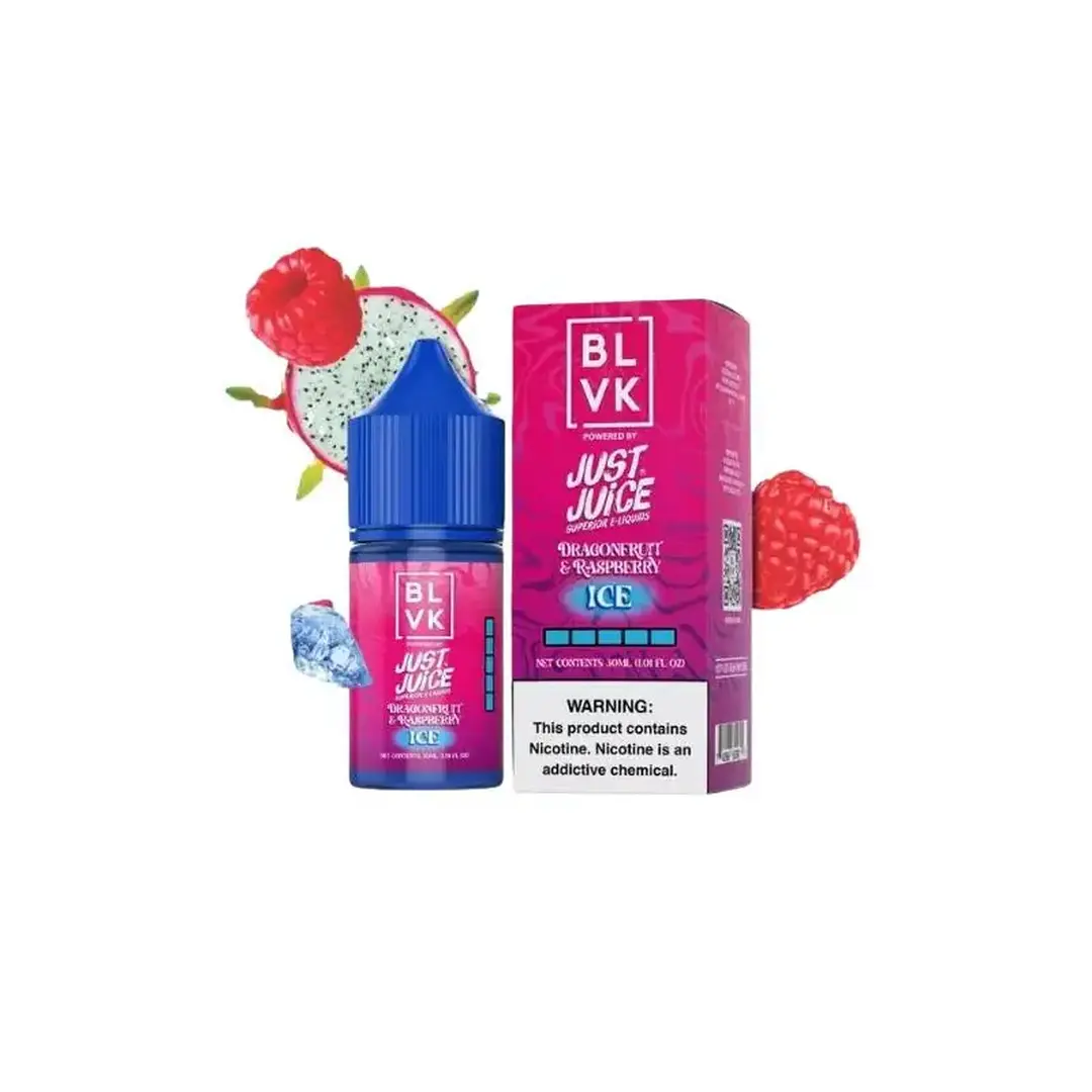 Líquido Blvk Just Juice Nicsalt - Dragonfruit Raspberry Ice