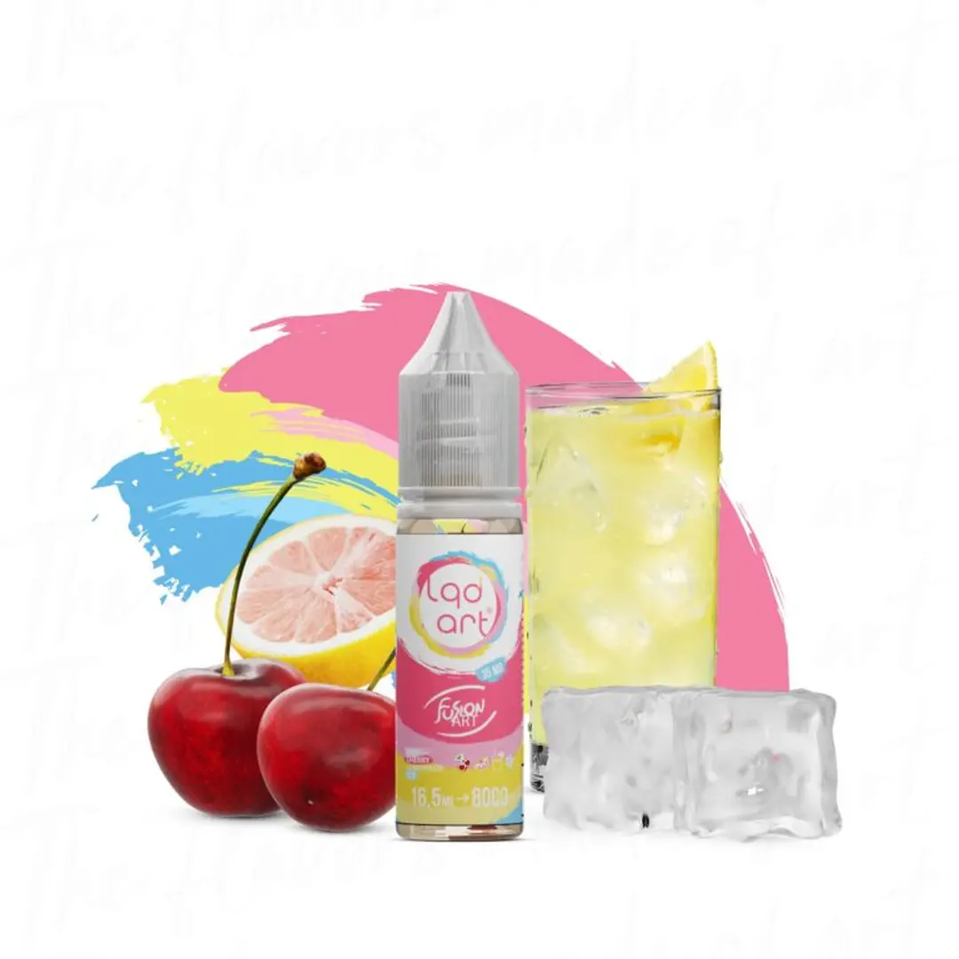 Líquido LQD Art NicSalt Fusion - Pink Cherry Lemonade Ice