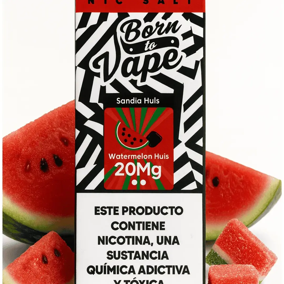 Líquido Born to Vape NicSalt - Watermelon Huls