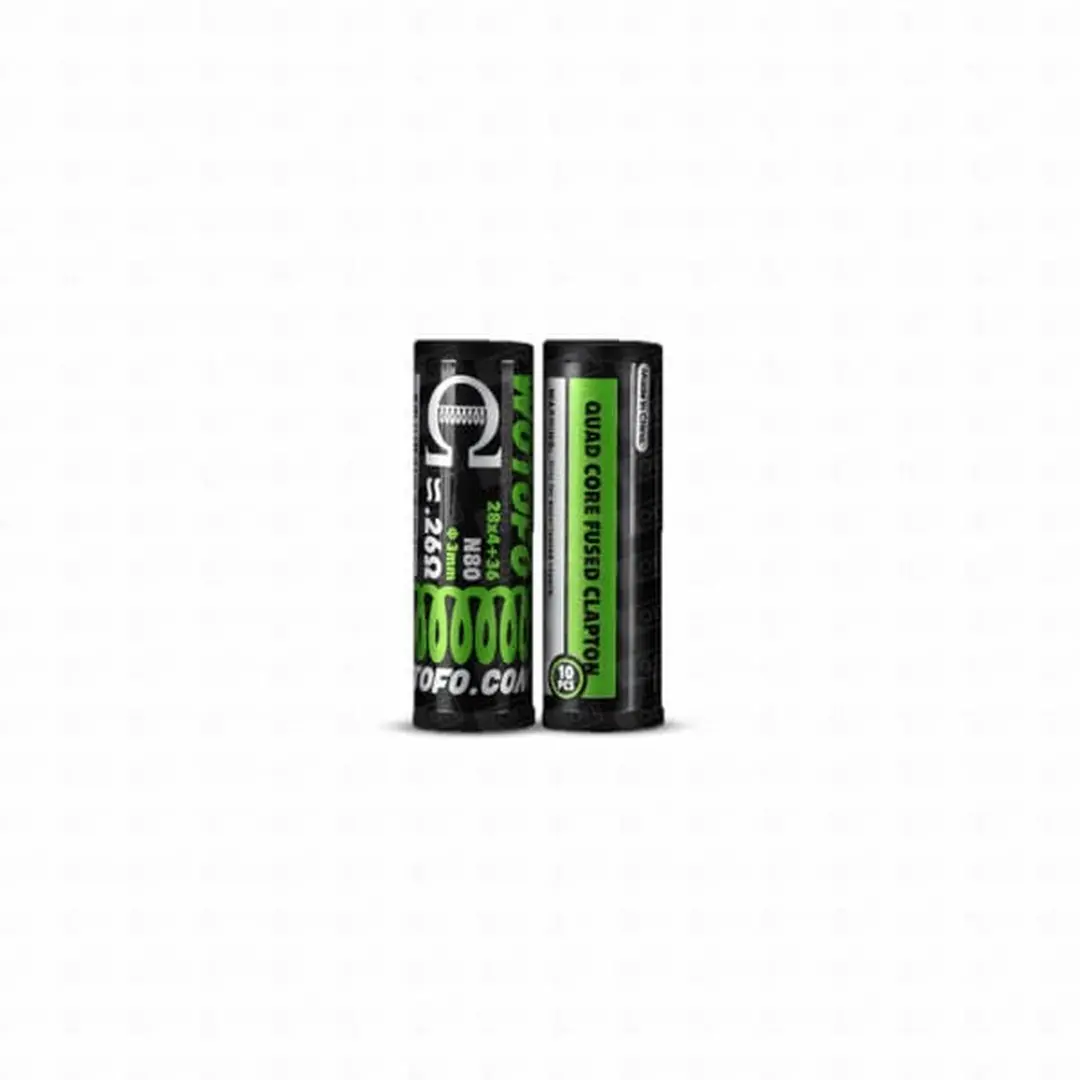 Coil Wotofo Quad Core Fused Clapton (10 unidades) - N80 0.26