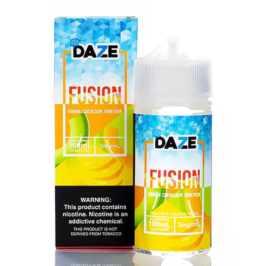 Líquido 7 Daze Fusion Freebase - Banana Cantaloupe Honeydew