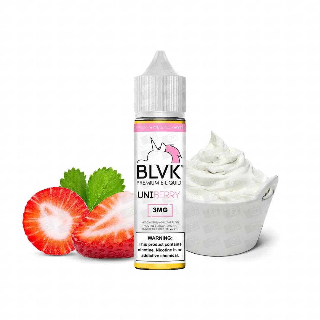 Líquido Blvk Unicorn Freebase - Creamy Strawberry