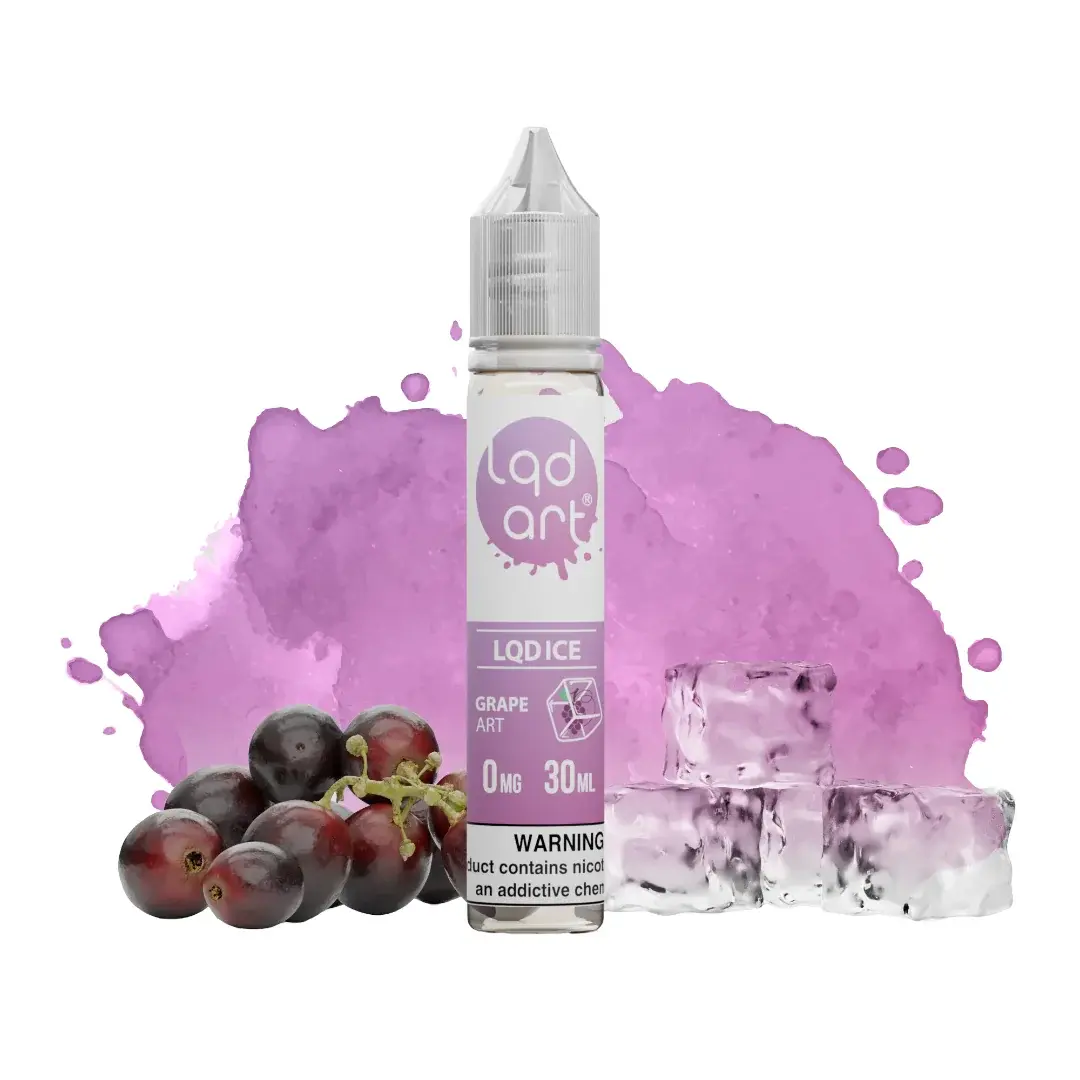 Líquido LQD Art Freebase Ice - Grape Art Ice