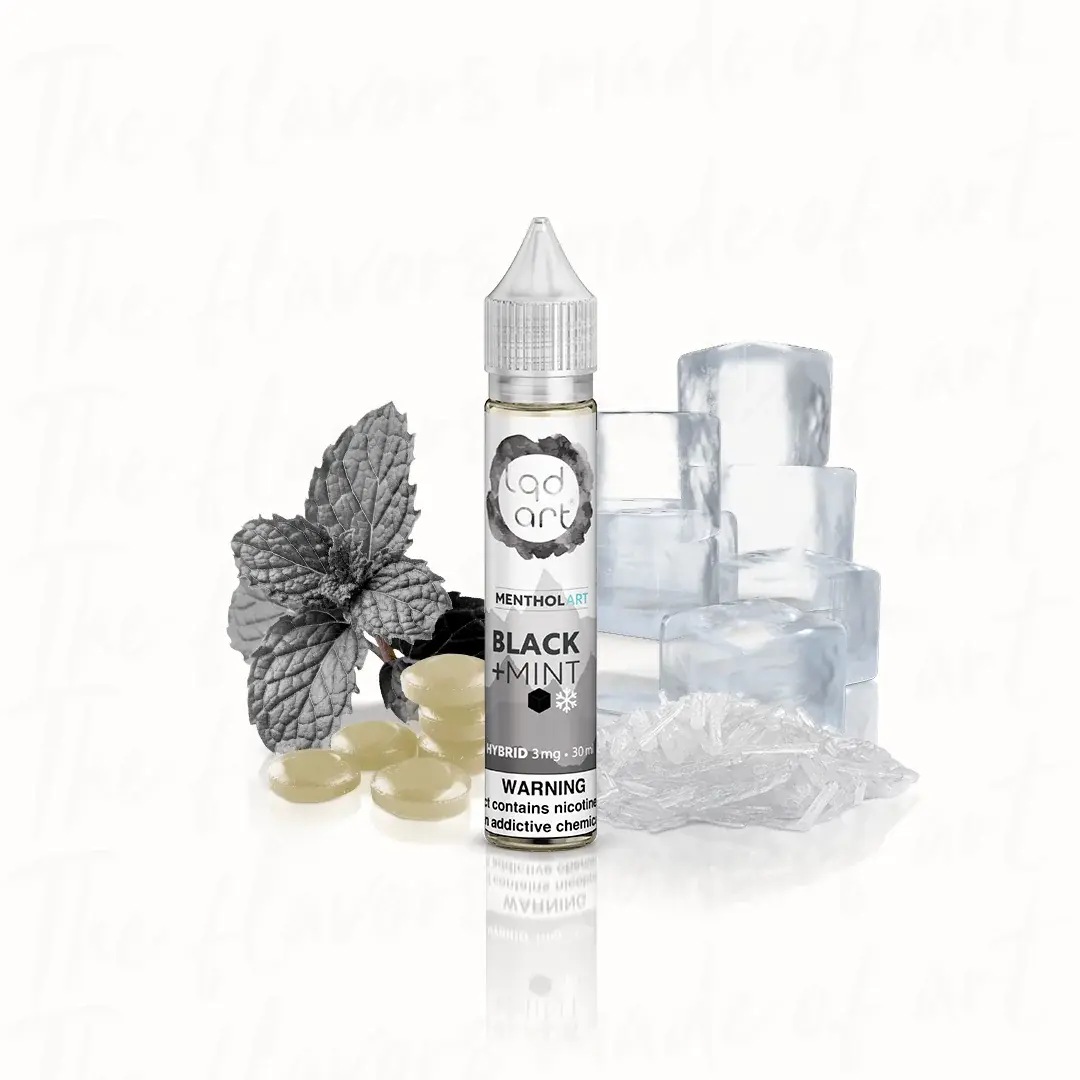Líquido LQD Art Freebase Menthol - Black Mint