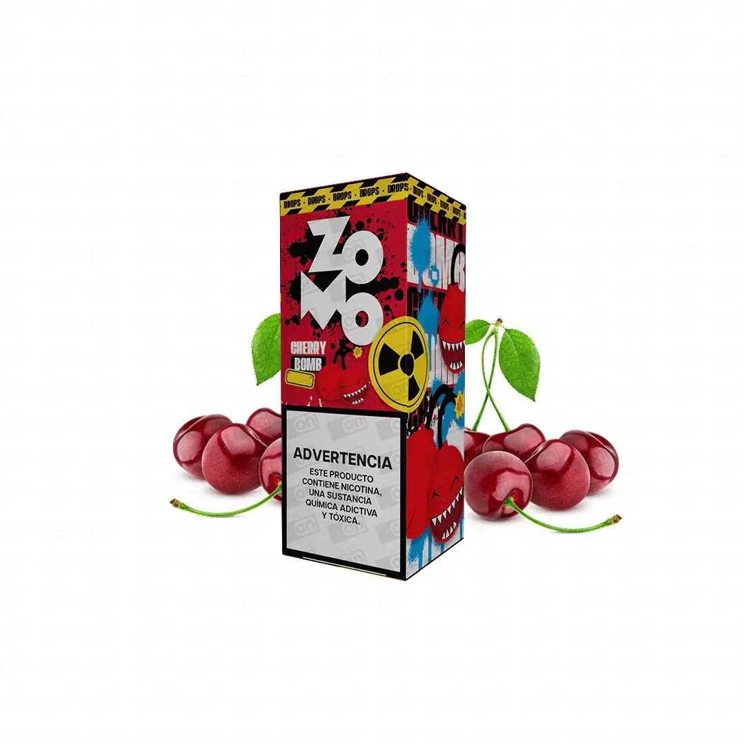 Líquido Zomo Drops Freebase - Cherry Bomb