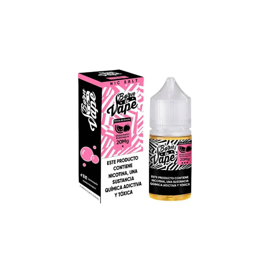 Líquido Born to Vape NicSalt - Watermelon Bubblegum