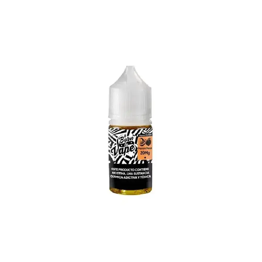 Líquido Born to Vape NicSalt - Papaya Peach