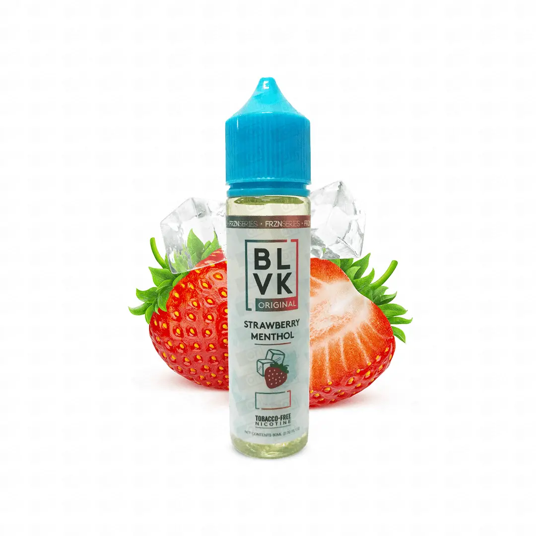 Líquido Blvk Original Freebase - Strawberry Menthol