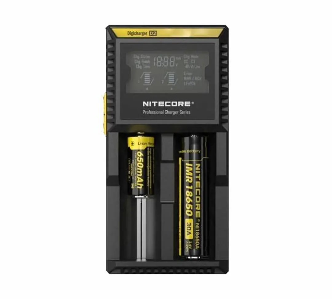 Carregador de Bateria - Nitecore - 2 Baterias - D2 EU