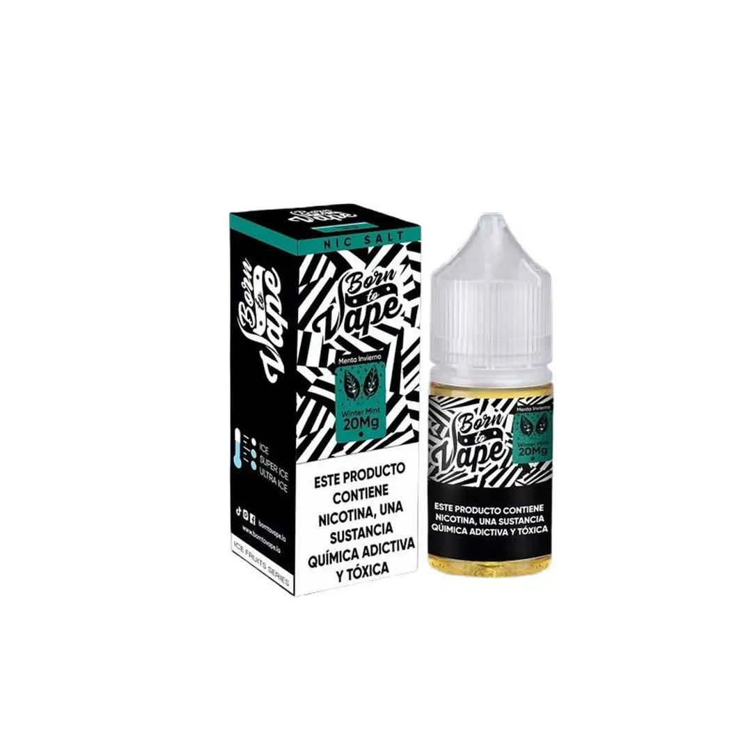 Líquido Born to Vape NicSalt - Winter Mint