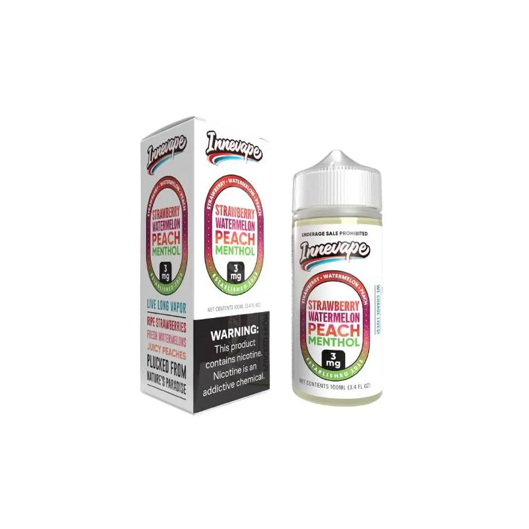 Líquido InneVape Freebase - Strawberry Watermelon Peach Menthol