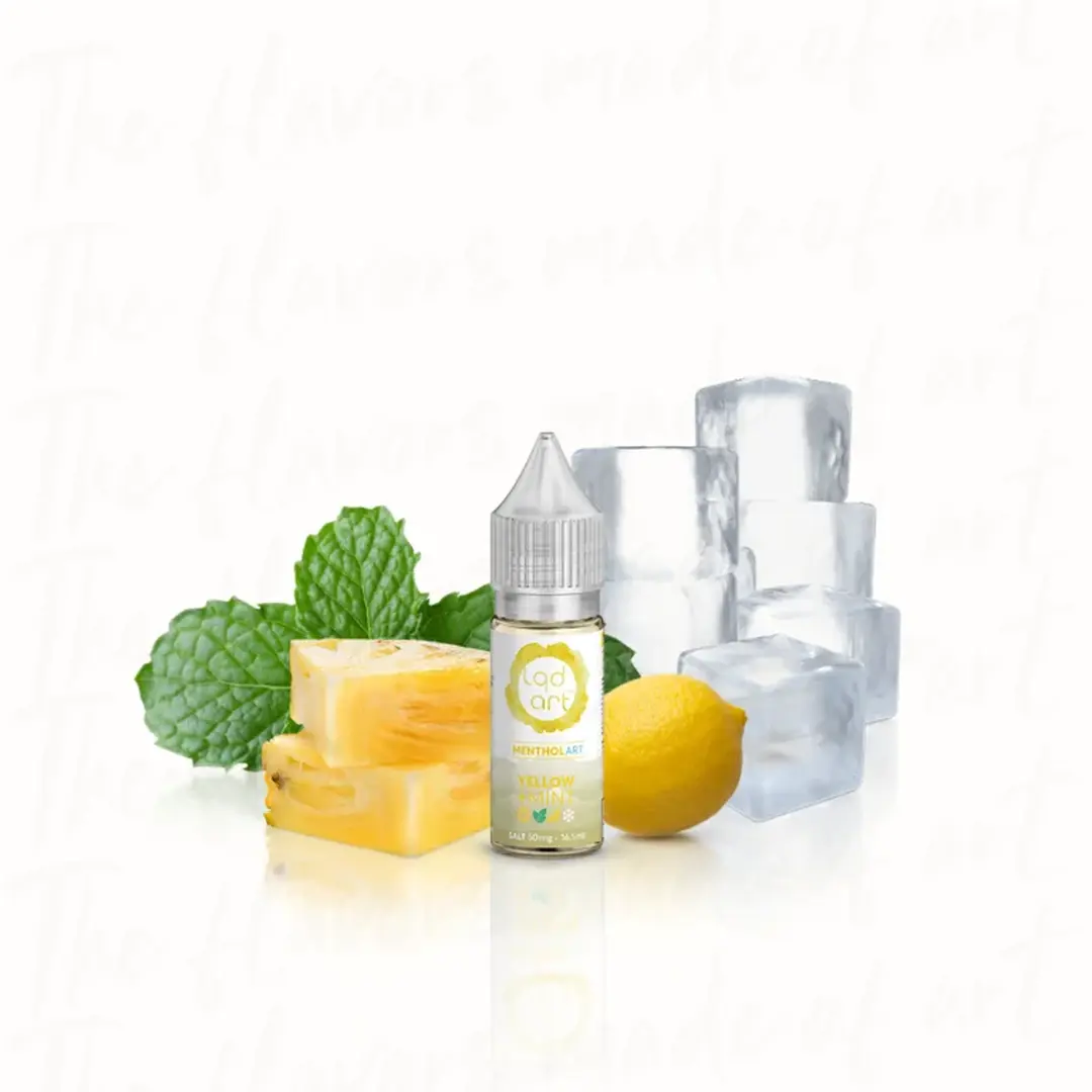 Líquido LQD Art NicSalt Menthol - Yellow Mint