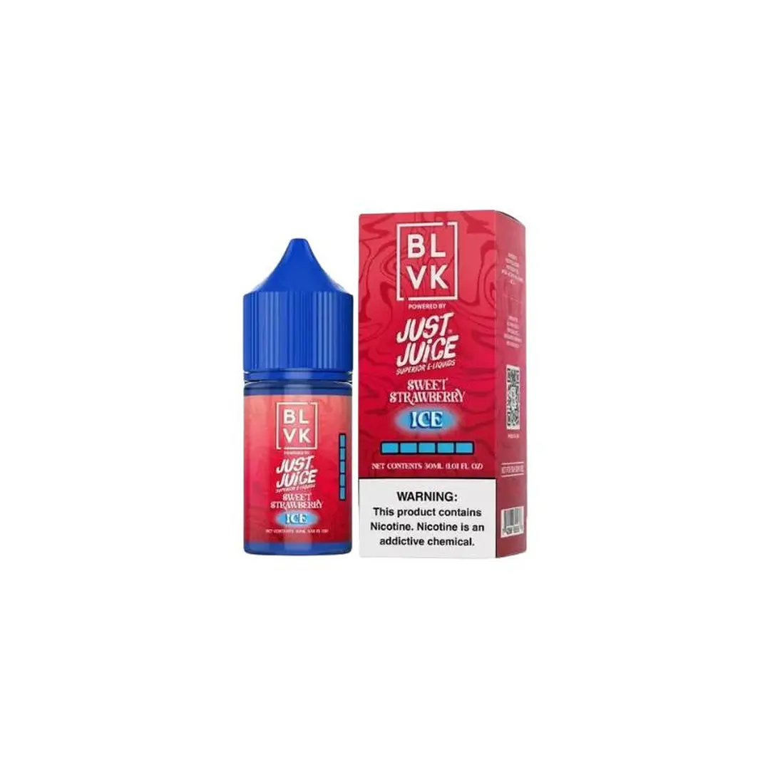 Líquido Blvk Just Juice Nicsalt - Sweet Strawberry Ice