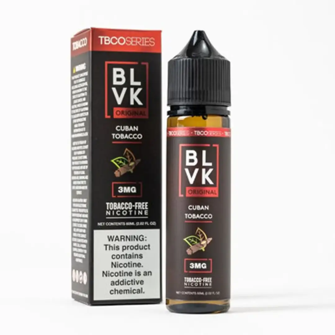 Líquido Blvk Original Tobacco Freebase - Cuban Tobacco