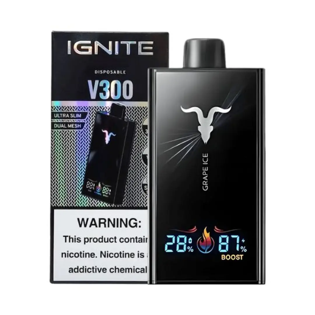 Pod Descartável Ignite V300 30000 Puffs - Black - 5%