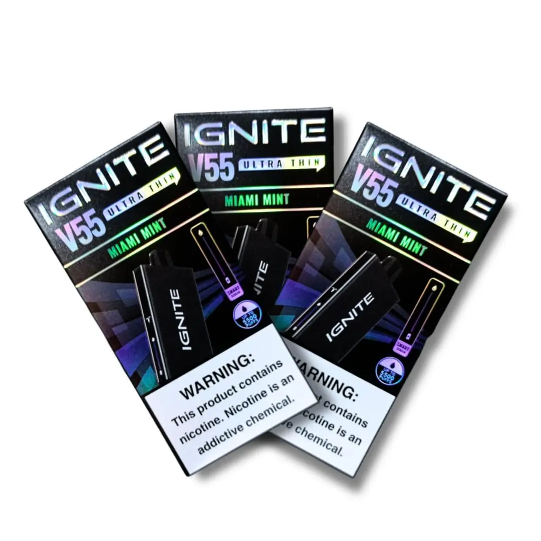 Pod Descartável Ignite V55 Ultra Thin - 5500 Puffs - 5%