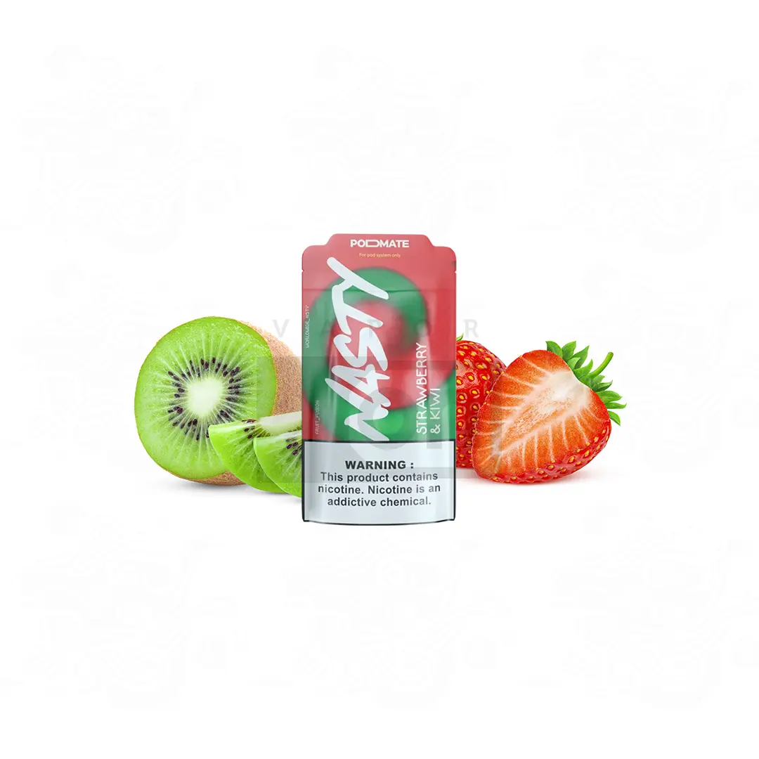 Líquido Nasty Podmate NicSalt – Strawberry &amp; Kiwi