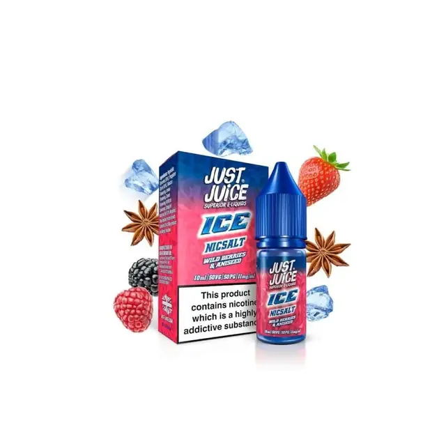 Líquido Just Juice Ice NicSalt - Wild Berries &amp; Aniseed