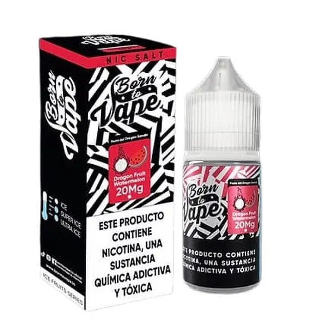 Líquido Born to Vape NicSalt - Dragon Fruit Watermelon