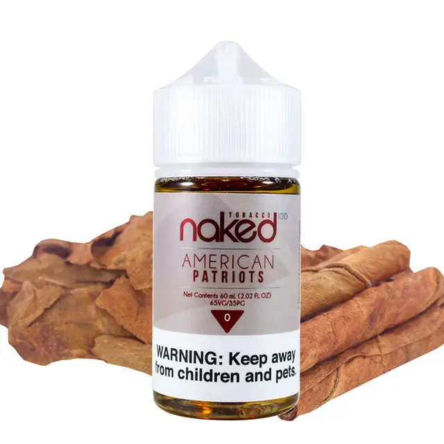 Líquido Naked 100 Tobacco Freebase - American Patriots