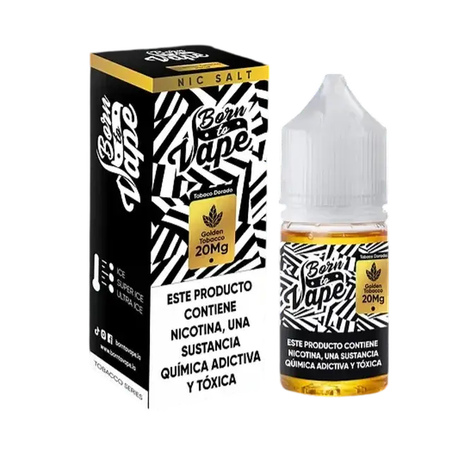 Líquido Born to Vape NicSalt - Golden Tobacco