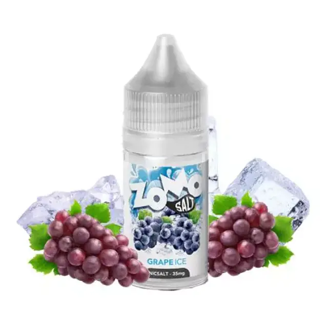 Líquido Zomo NicSalt IceBurst - Grape Ice