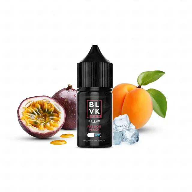 Líquido Blvk Bar NicSalt - Passion Peach