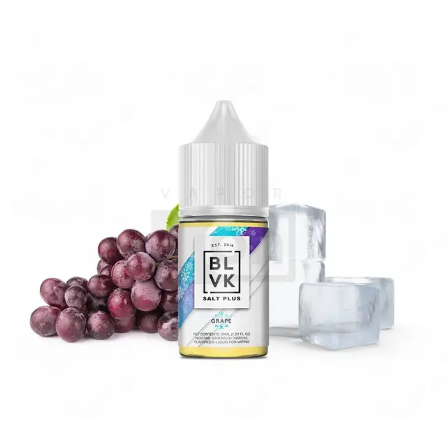 Líquido Blvk Plus NicSalt - Grape / Purple Grape Ice