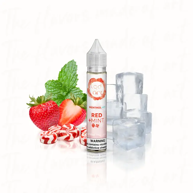 Líquido LQD Art Freebase Menthol - Red Mint