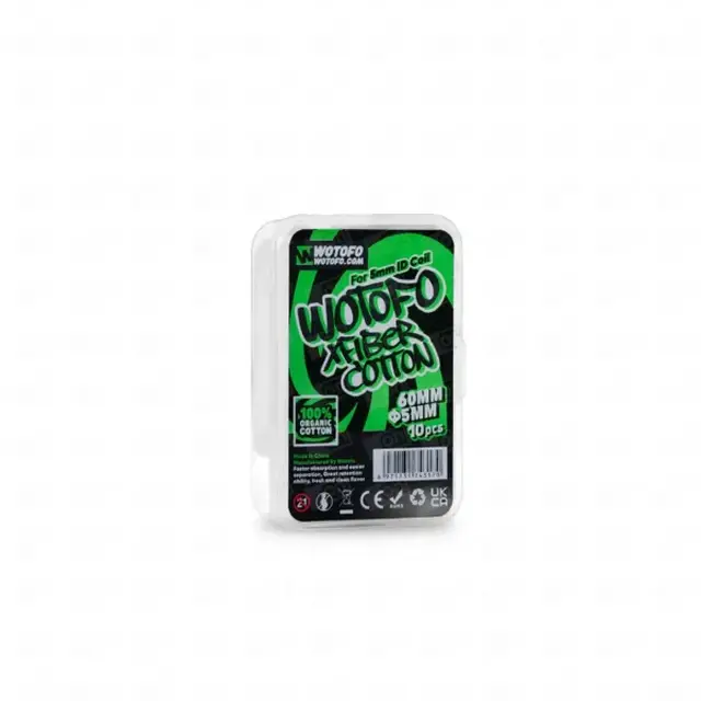 Algodão Cotton Coil Vape - Wofoto XFiber