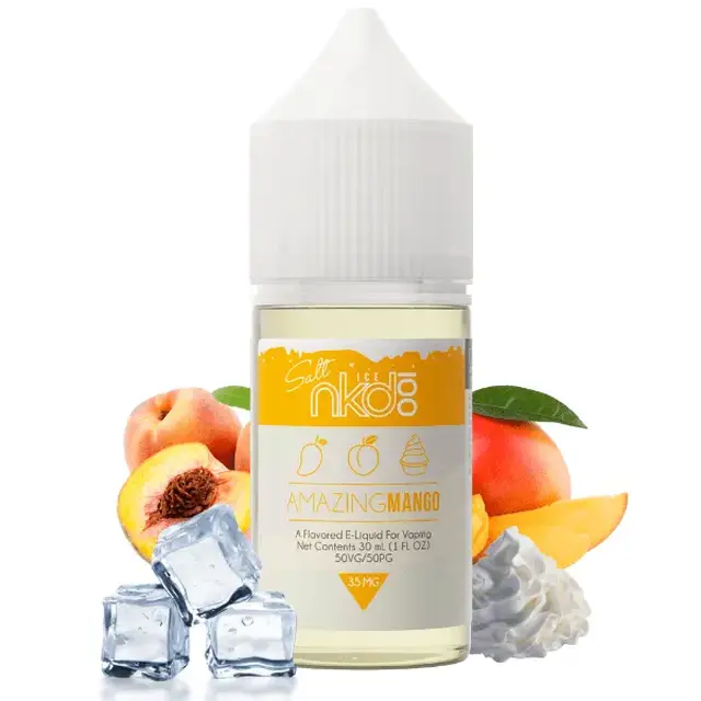 Líquido Naked 100 Ice NicSalt - Amazing Mango Ice