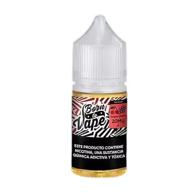 Líquido Born to Vape NicSalt - Grape Cherry