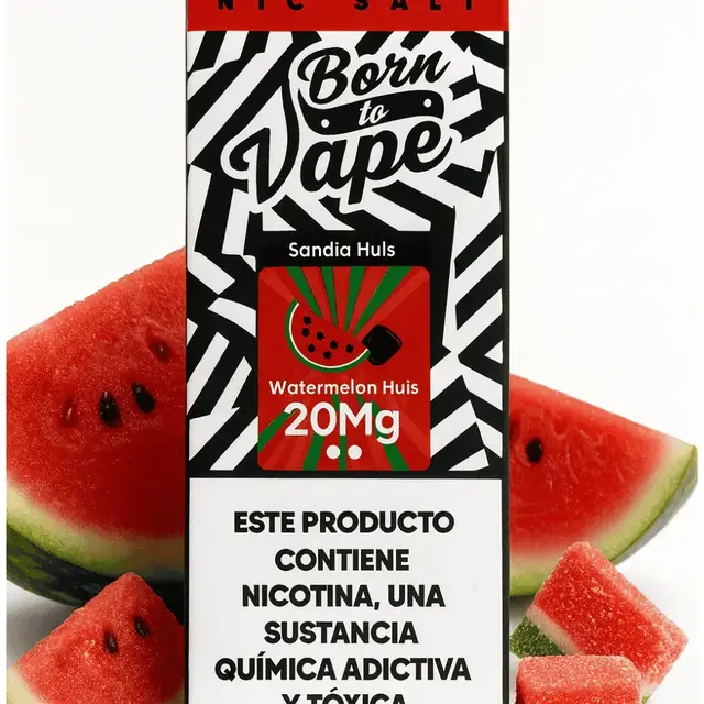 Líquido Born to Vape NicSalt - Watermelon Huls
