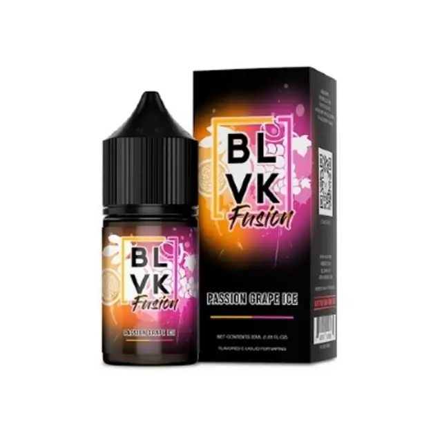 Líquido Blvk Fusion NicSalt - Passion Grape Ice