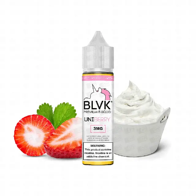 Líquido Blvk Unicorn Freebase - Creamy Strawberry