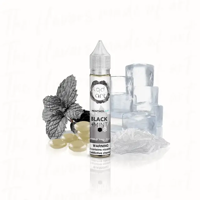 Líquido LQD Art Freebase Menthol - Black Mint