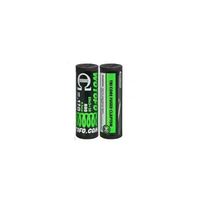 Coil Wotofo Tri Core Fused Clapton  (10 unidades) - N80 0.17