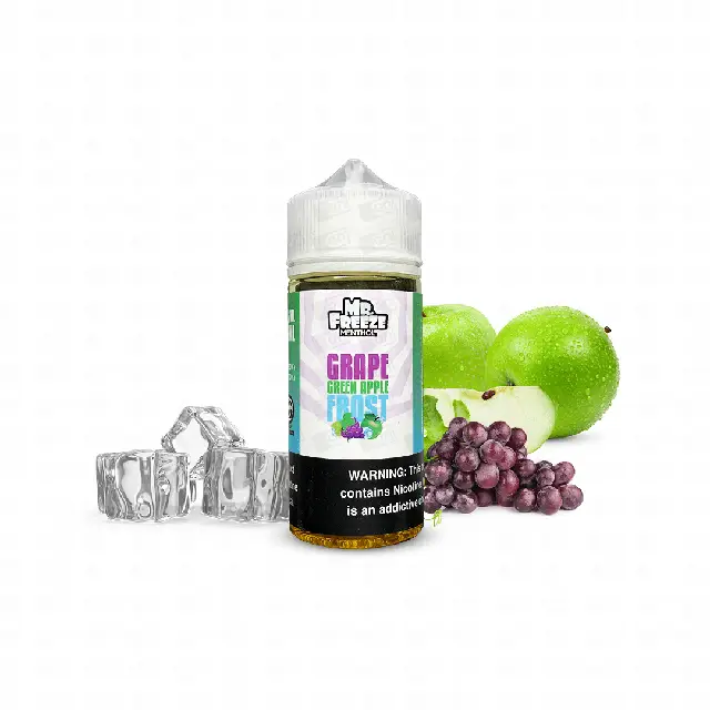 Líquido Mr Freeze Menthol Freebase - Grape Green Apple Frost