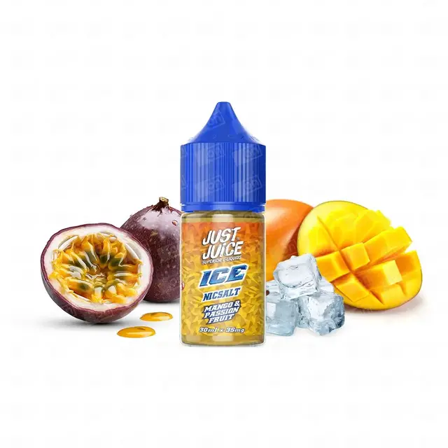 Líquido Just Juice Ice NicSalt - Mango &amp; Passion Fruit