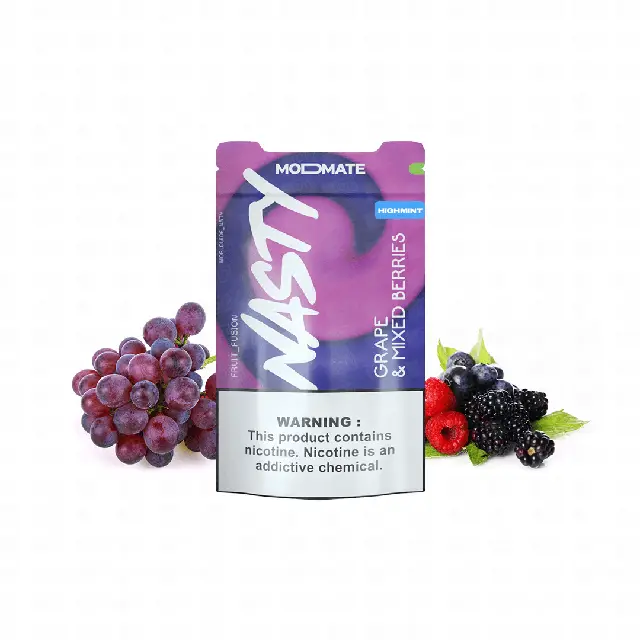 Líquido Nasty Modmate Freebase - Grape &amp; Mixed Berries High Mint