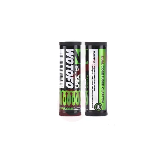 Coil Wotofo Dual Core Fused Clapton (5 unidades) - Ni80 0.38