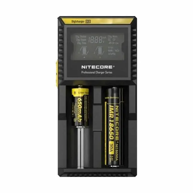 Carregador de Bateria - Nitecore - 2 Baterias - D2 EU